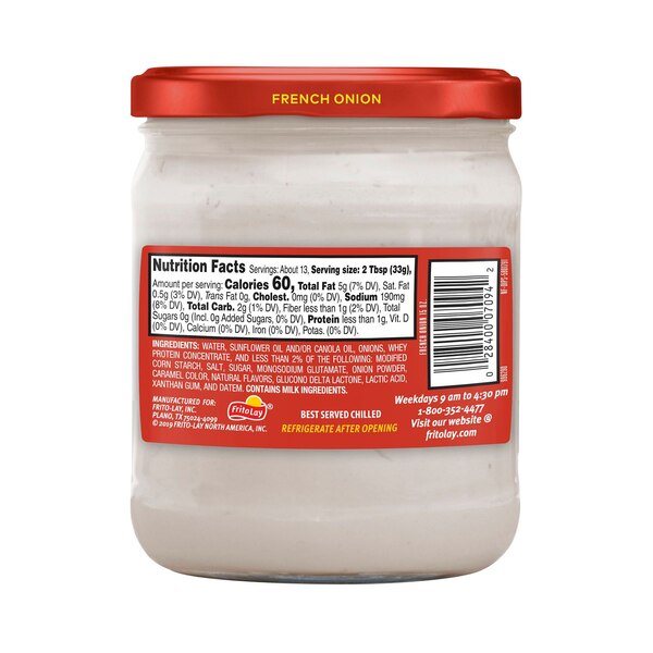 Lay's, French Onion Dip, 15 Oz