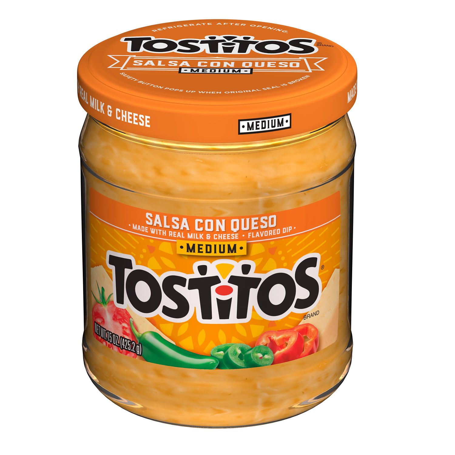 Frito-Lay Tostitos Salsa Con Queso Medium