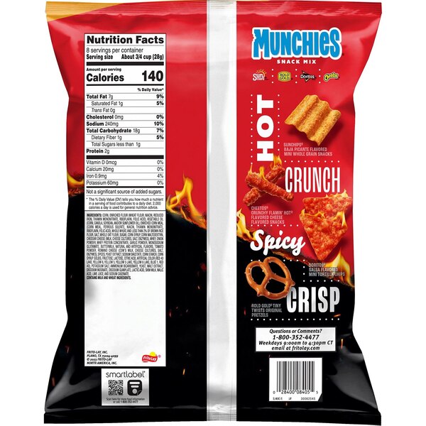 Munchies, Hot Snack Mix, 8 oz