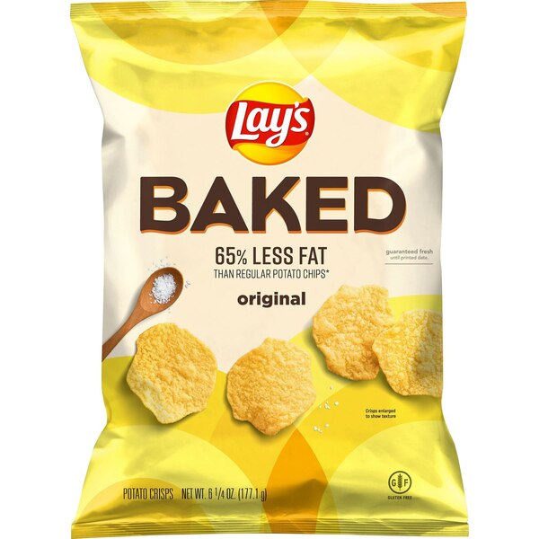 Lay's, Baked Potato Chips Original, 6.25 oz