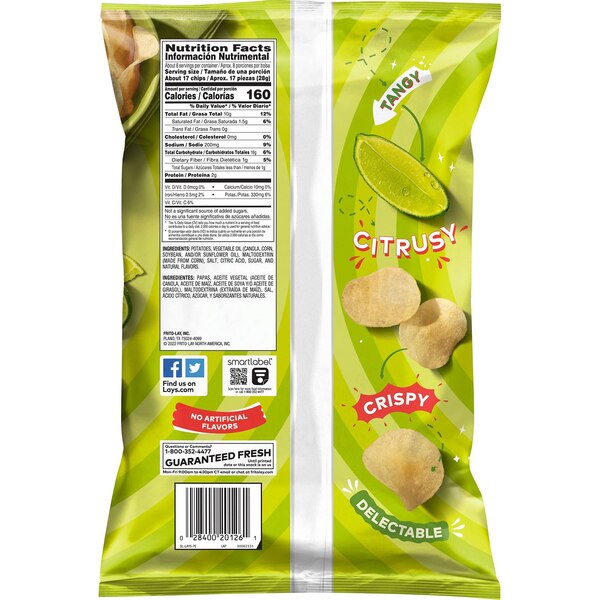Lay's, Limon Chips, 7.75 oz