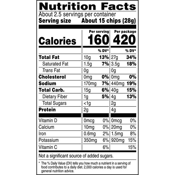 Lay's Potato Chips Classic, 2.62 oz