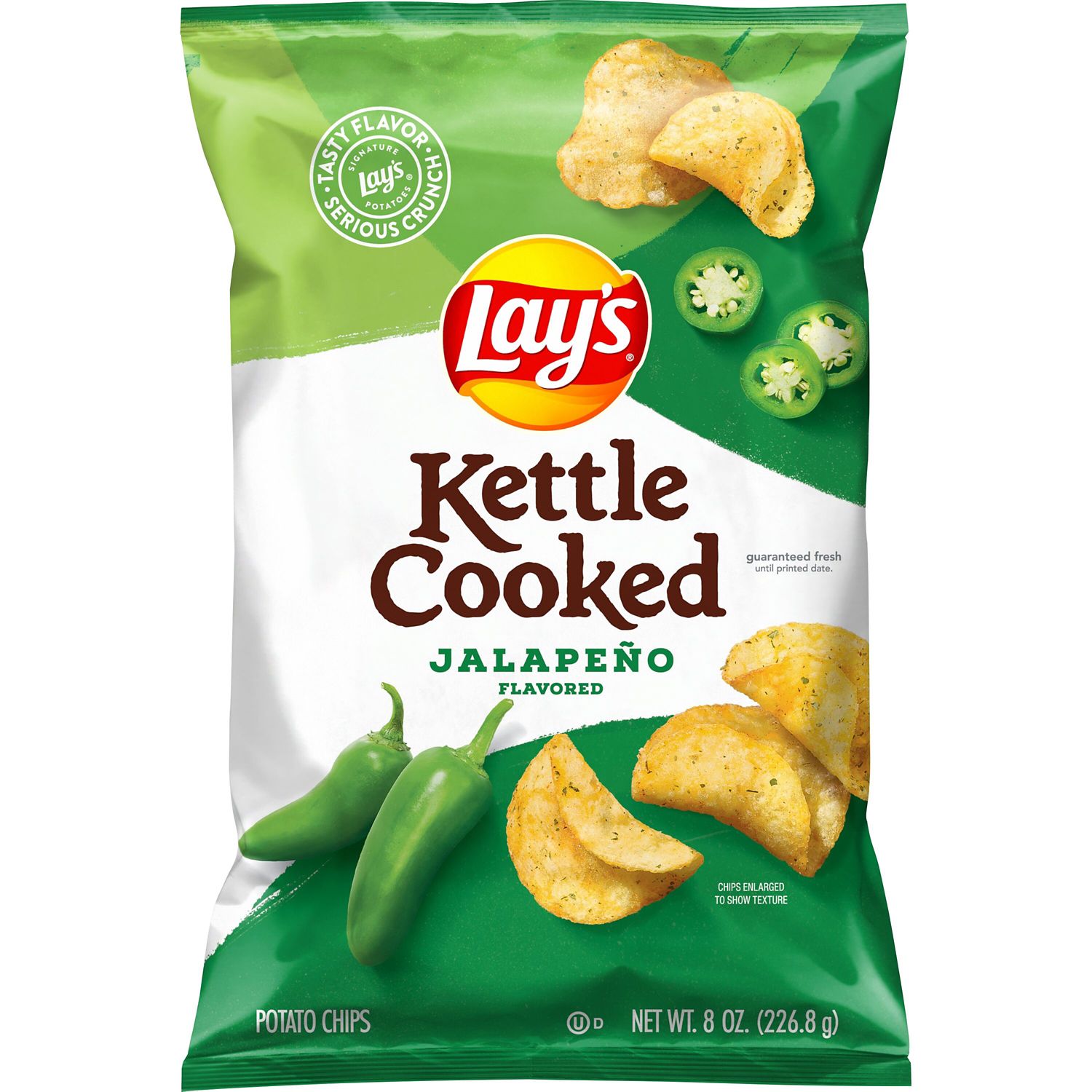 Lay's, Kettle Jalapeno Chips, 8.5 oz