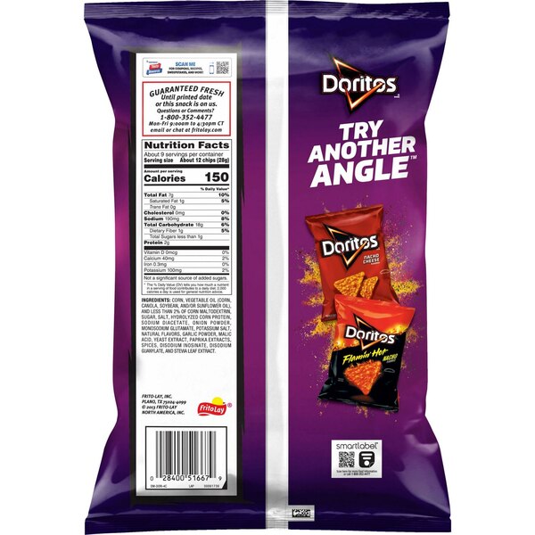 Doritos, Spicy Nacho Chips, 9.25 oz