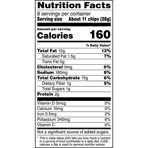 Ruffles Potato Chips Cheddar & Sour Cream Flavored, 8 oz