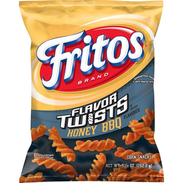 Fritos, Honey Bbq Twists, 9.25 oz