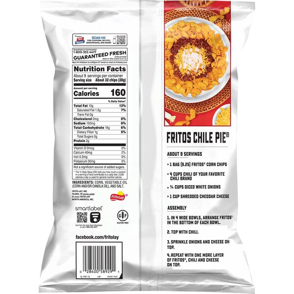 Fritos, Original Corn Chips, 9.25 oz