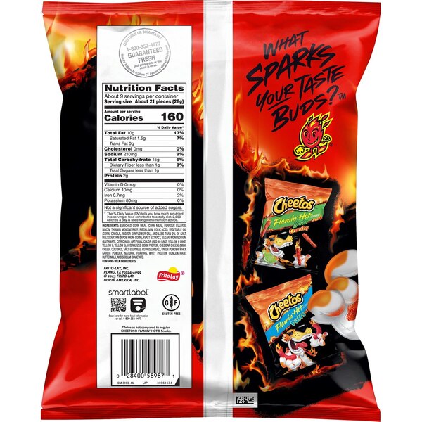 Cheetos, Crunchy XXtra Flamin Hot, 8.5 oz