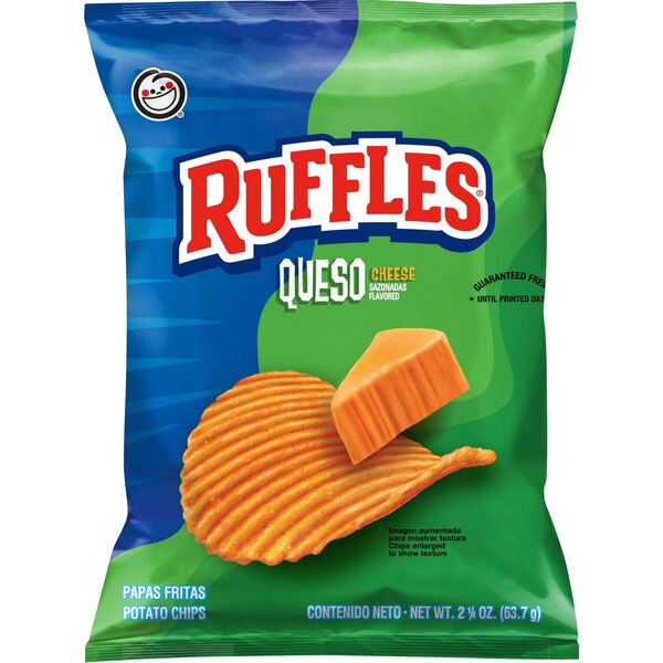 Ruffles, Queso Chips, 2.25 oz