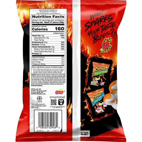Cheetos, XXTRA Flamin' Hot, 3.14 oz