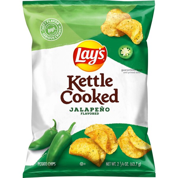 Lay's, Kettle Jalapeno Chips, 2.25 oz