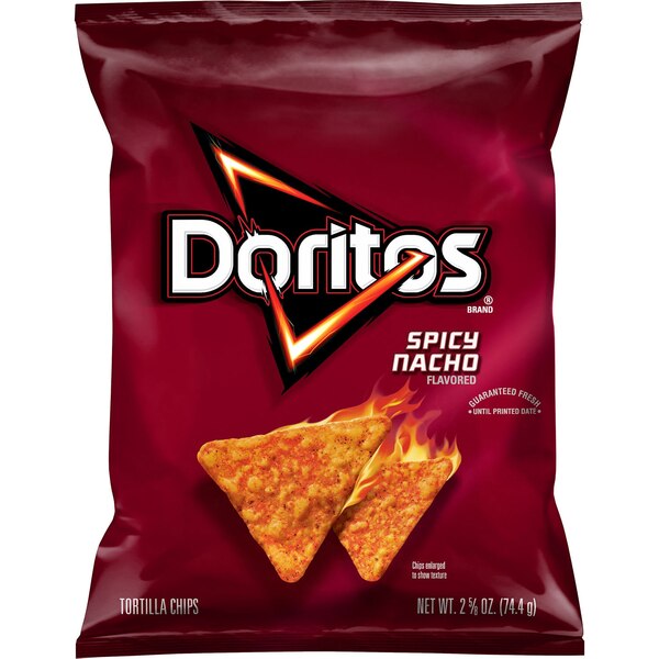 Doritos, Spicy Nachos Chips, 2.62 oz