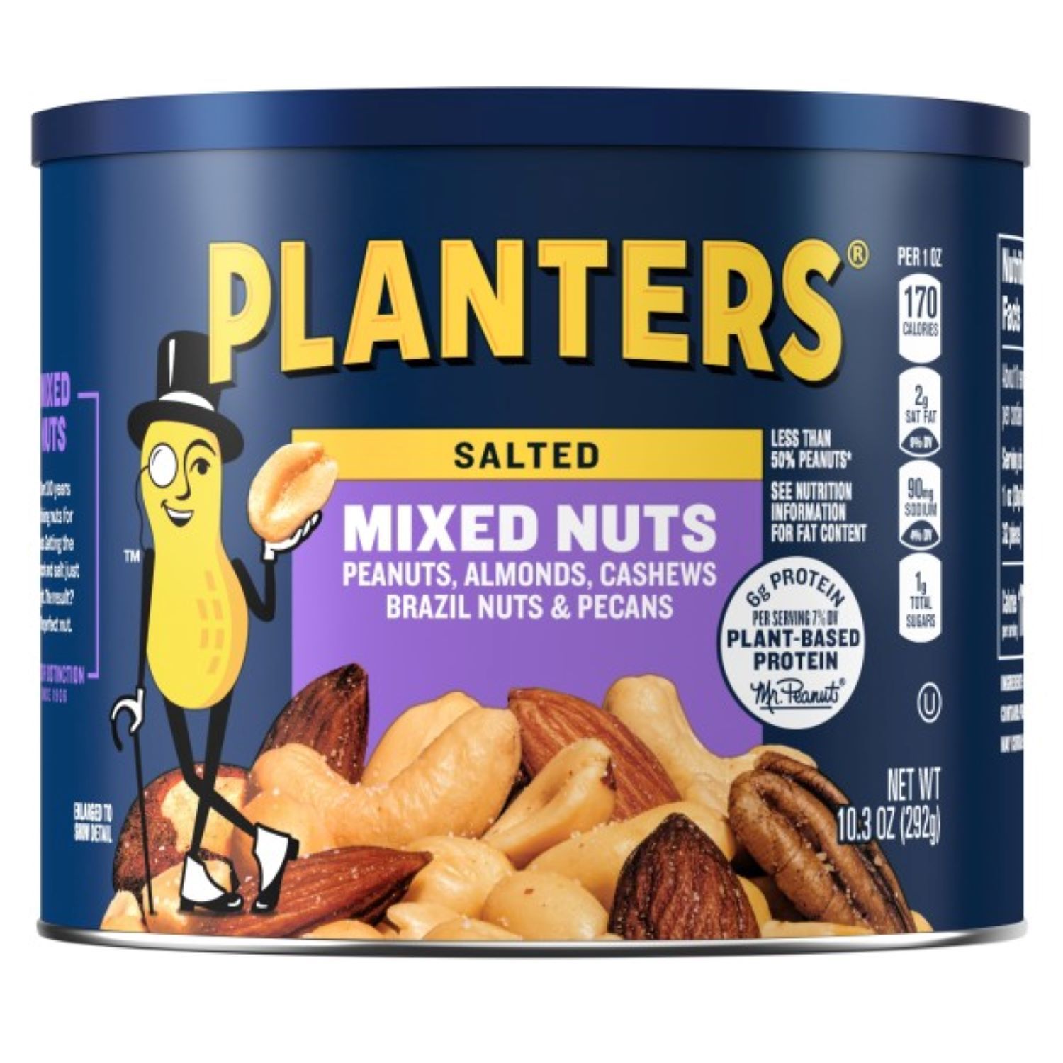 Planters, Regular Mixed Nuts, 10.3 oz