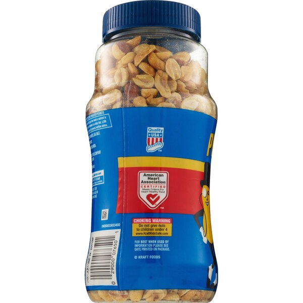 Planters Dry Roasted Peanuts, Lightly Salted, 16 oz