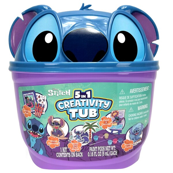 Disney 5-in-1 Creativity Tub, Assorted Characters, 1 ct
