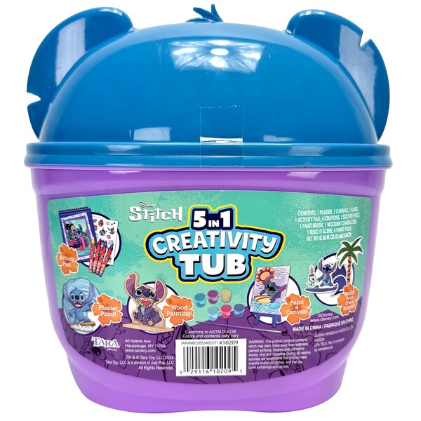 Disney 5-in-1 Creativity Tub, Assorted Characters, 1 ct