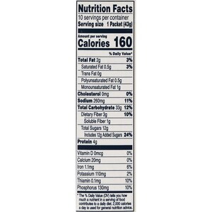 Quaker Instant Oatmeal Packets, Maple & Brown Sugar, 10 ct, 15.1 oz