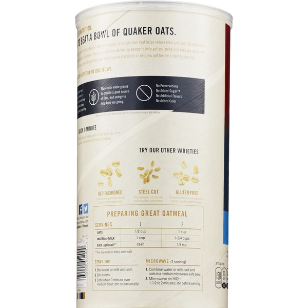 Quaker Oats Quick Oats, 2 oz