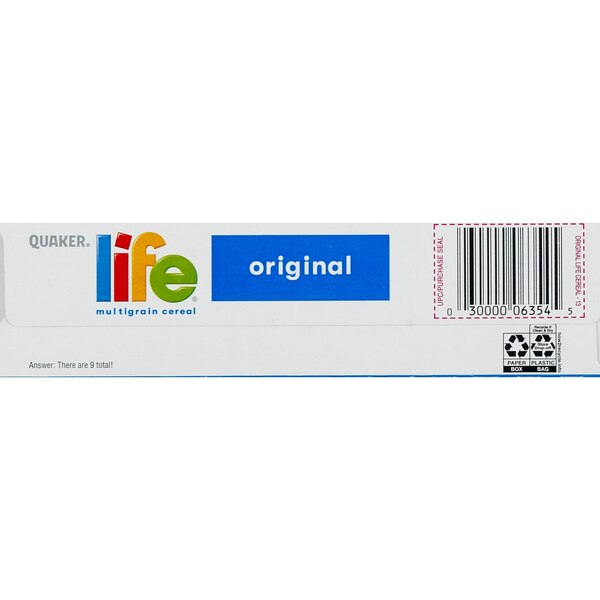 Quaker Life Original Multigrain Cereal, 13 oz