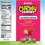 Quaker, Chewy Yogurt Granola Bars, Strawberry, 5 ct, 6.1 oz, thumbnail image