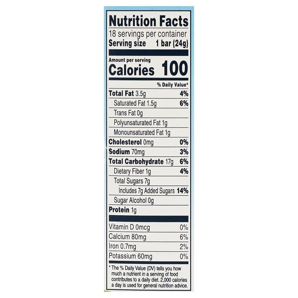 Quaker Chewy Bars, Chocolate Chip, 18 ct, 15.2 oz