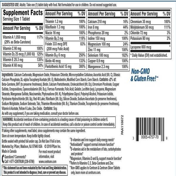 Centrum Multivitamin for Men Tablets