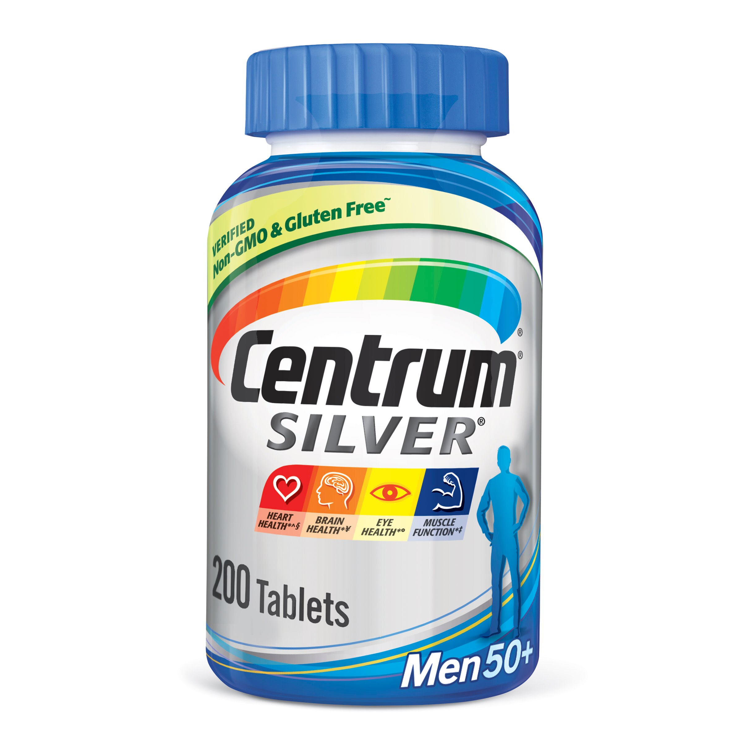 Centrum Silver Multivitamin for Men 50+ Tablets, 200 CT