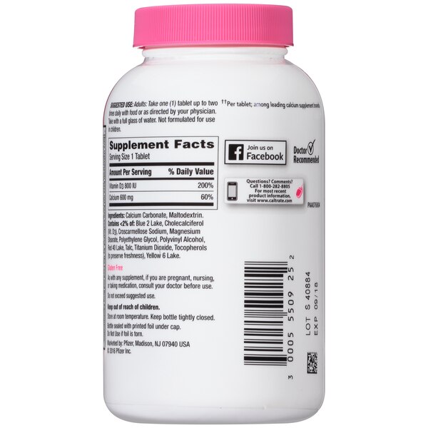 Caltrate 600+D3 Bone Strength Tablets