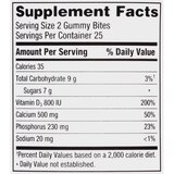 Caltrate Bone Health Gummy Bites Calcium Supplement 500 mg, 50 CT, thumbnail image