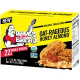 Dave's Killer Bread, Oat-Rageous Honey Almond Organic Snack Bars, 4 Individually Wrapped Snack Bars, 7 oz, thumbnail image