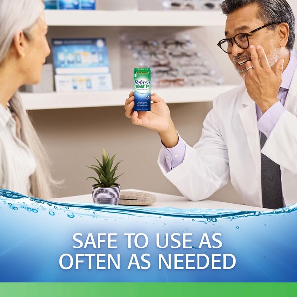 Refresh Tears Preservative Free Lubricant Eye Drops, 0.33 OZ