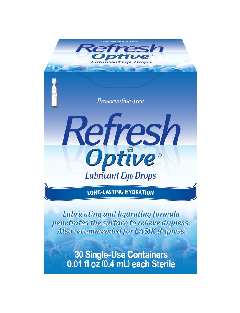 Allergan Optive Sensitive - Gotas lubricantes para ojos, sin conservantes