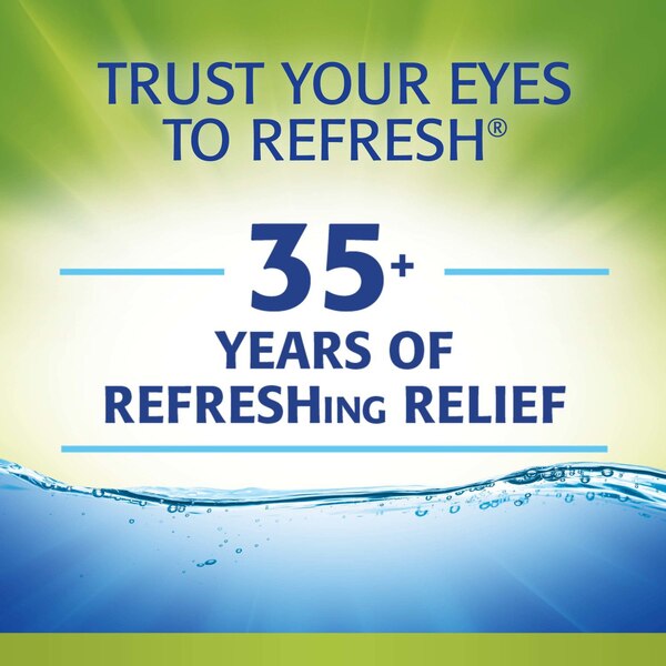 Refresh Relieva Xtra Preservative Free Lubricant Eye Drops, 0.33 OZ