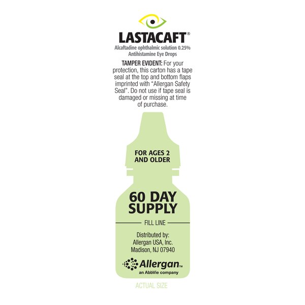 Lastacaft Once Daily Eye Allergy Itch Relief Drops