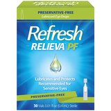 Refresh Relieva PF Preservative-Free Tears, 30 ct, 0.01 fl oz (0.4 mL), thumbnail image