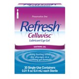 Refresh Celluvisc Lubricant Eye Gel Non-Preserved Tears, 30 ct, 0.01 fl oz (0.4 mL), thumbnail image