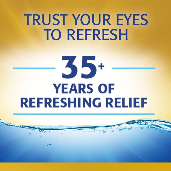 Refresh Optive Mega-3 Preservative-Free Lubricant Eye Drops, 30 ct, 0.01 fl oz (0.4 mL)