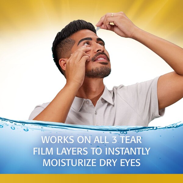 Refresh Optive Mega-3 Preservative-Free Lubricant Eye Drops, 30 ct, 0.01 fl oz (0.4 mL)