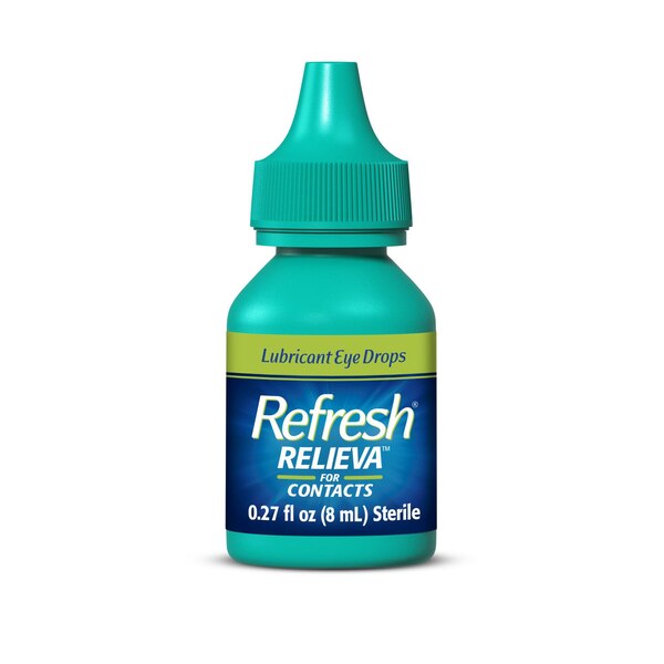 Refresh Relieva Lubricant Eye Drops For Contact, 0.27 fl oz (8mL)