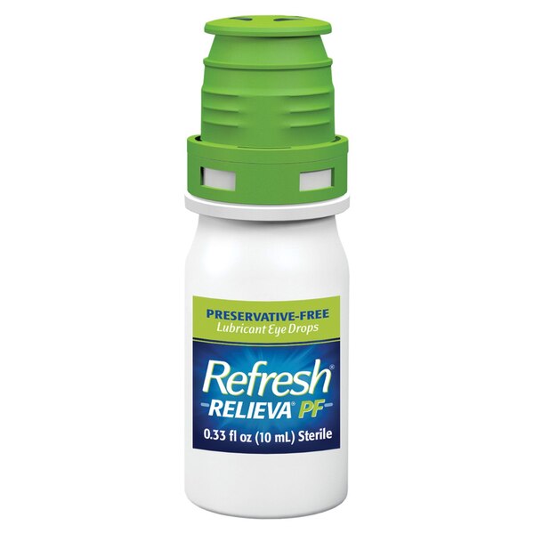 Refresh Relieva Preservative-Free Lubricant Eye Drops, 0.33 fl oz (10mL)