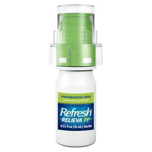 Refresh Relieva Preservative-Free Lubricant Eye Drops, 0.33 fl oz (10mL)