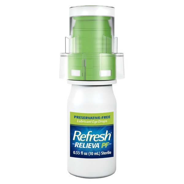 Refresh Relieva Preservative-Free Lubricant Eye Drops, 0.33 fl oz (10mL)