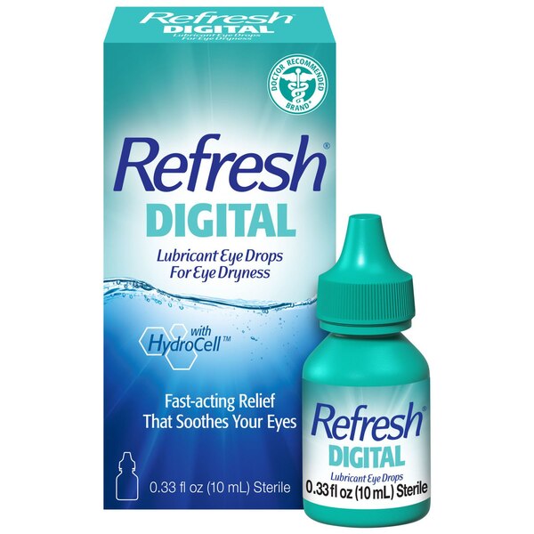 Refresh Digital Lubricant Eye Drops, 0.33 fl oz (10 mL)