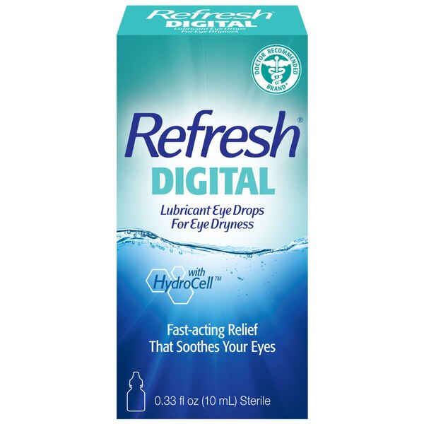 Refresh Digital Lubricant Eye Drops, 0.33 fl oz (10 mL)