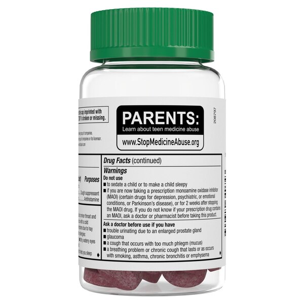 Robitussin Nighttime Cough Relief Soft Chews, Berry, 20 CT