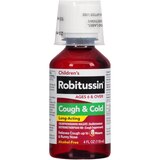 Children's Robitussin Long-Acting Cough and Cold Medicine, Fruit Punch Flavor - 4 Fl Oz Bottle, thumbnail image