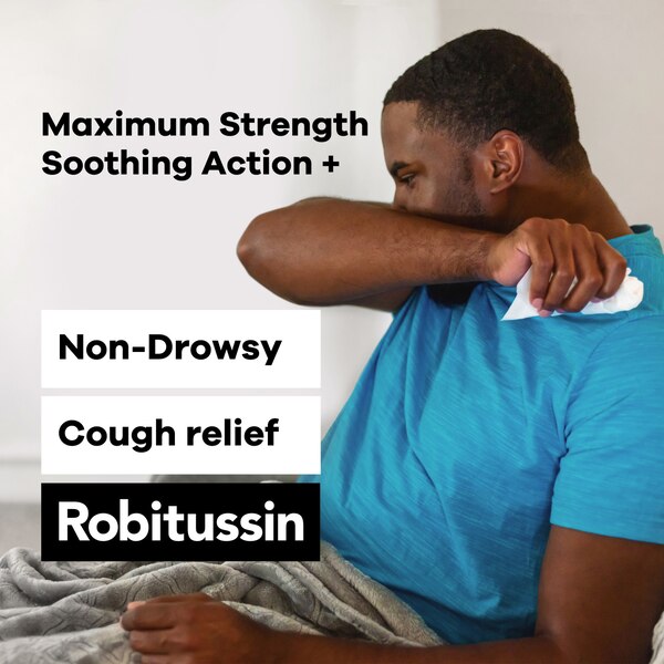 Robitussin Maximum Strength Cough + Chest Congestion DM Liquid Relief, Raspberry