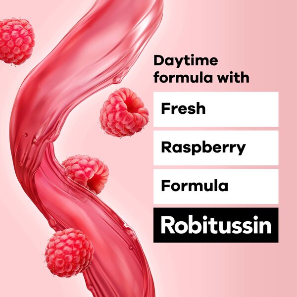Robitussin Maximum Strength Cough + Chest Congestion DM Liquid Relief, Raspberry