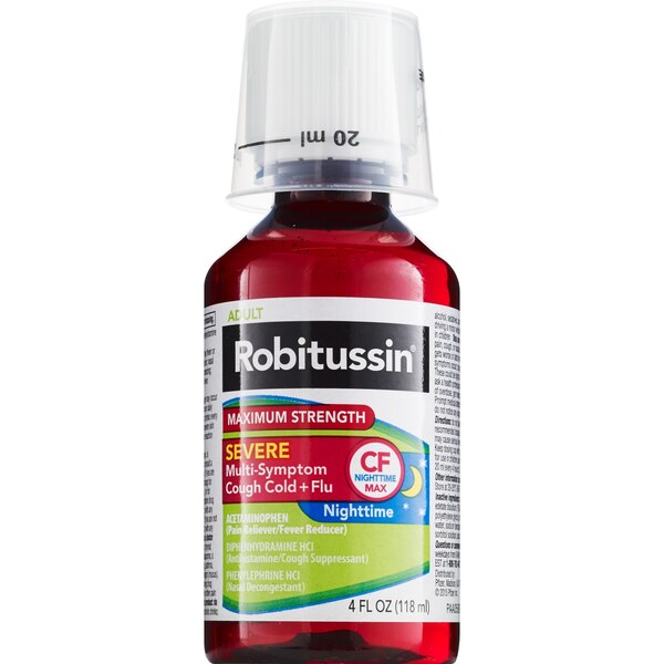 Robitussin Peak Cold Multi-Symptom Nighttime Cold Liquid