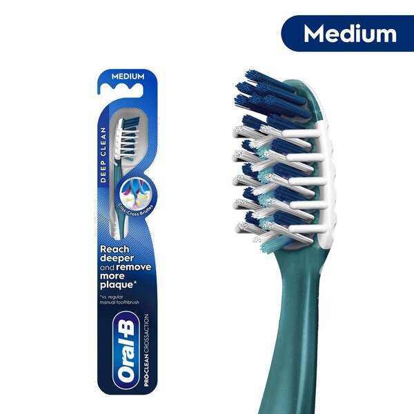 Oral-B Pro-Clean Crossaction Toothbrush , Medium Deep Clean